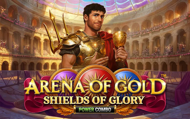 Juega a Arena of Gold: Shields of Glory POWER COMBO™ en el casino en línea de Solcasino.es