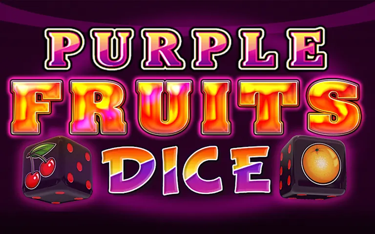 Play Purple Fruits Dice on Casinoking.be online casino