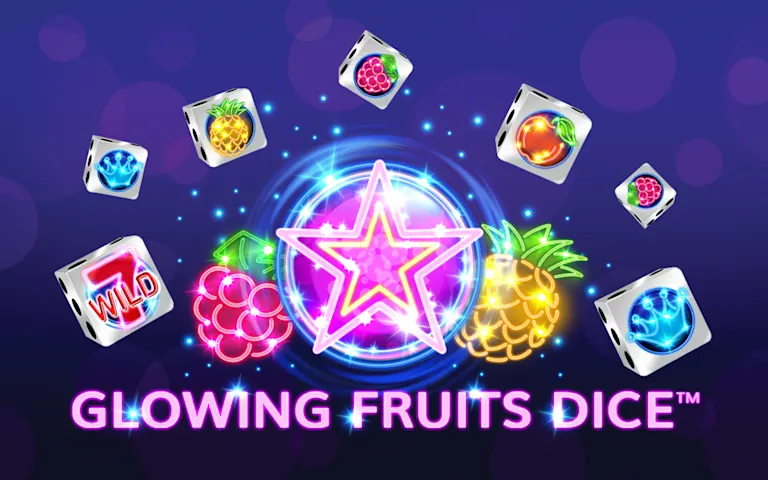 Play Glowing Fruits Dice on Stardice.be online casino