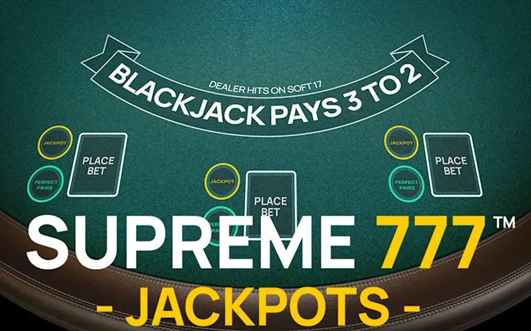 Play Supreme 777 Jackpots on Stardice.be online casino