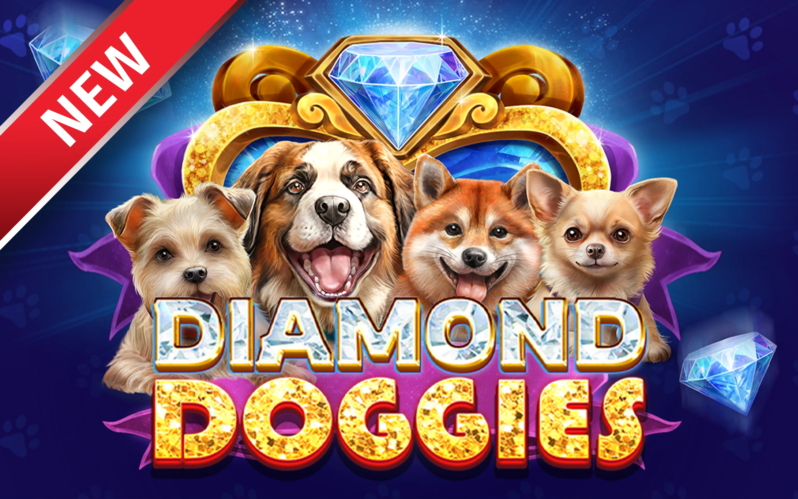 Spil Diamond Doggies på Starcasino.be online kasino
