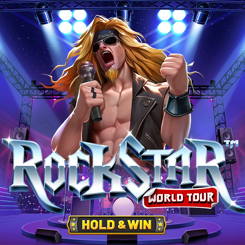 Play Rockstar World Tour – Hold & Win on Starcasinodice.be online casino