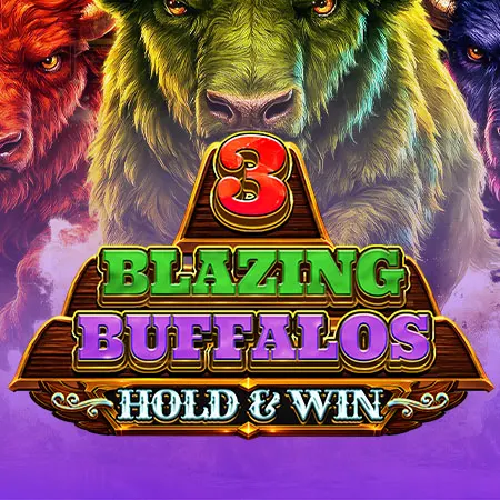 3 Blazing Buffalos: Hold & Win