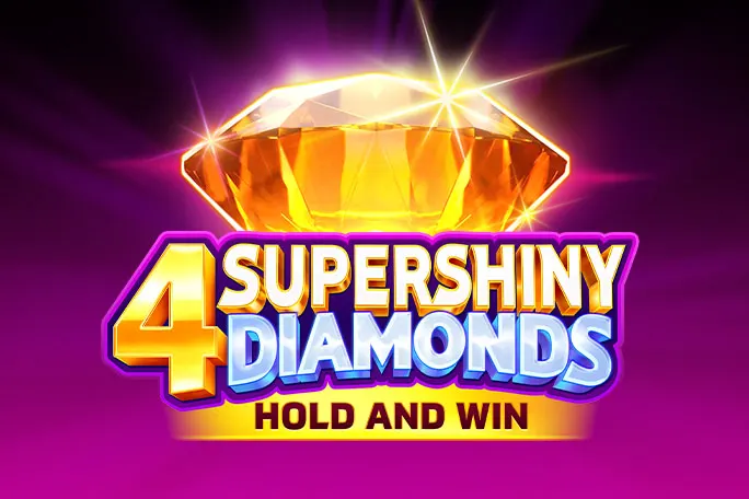 Play 4 Supershiny Diamonds: Hold and Win on Starcasino.be online casino