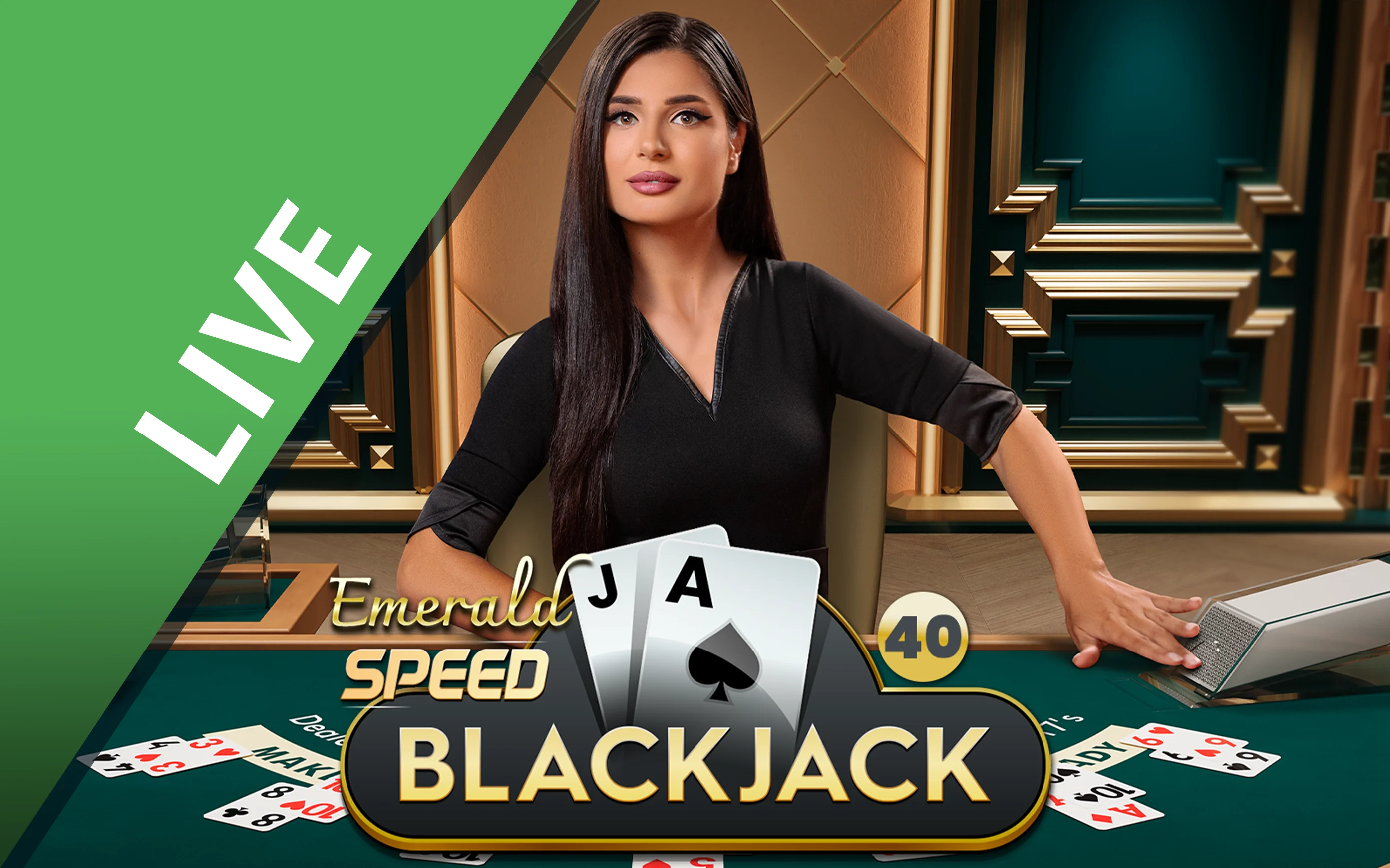 Play Speed Blackjack 40 - Emerald on Starcasino.be online casino