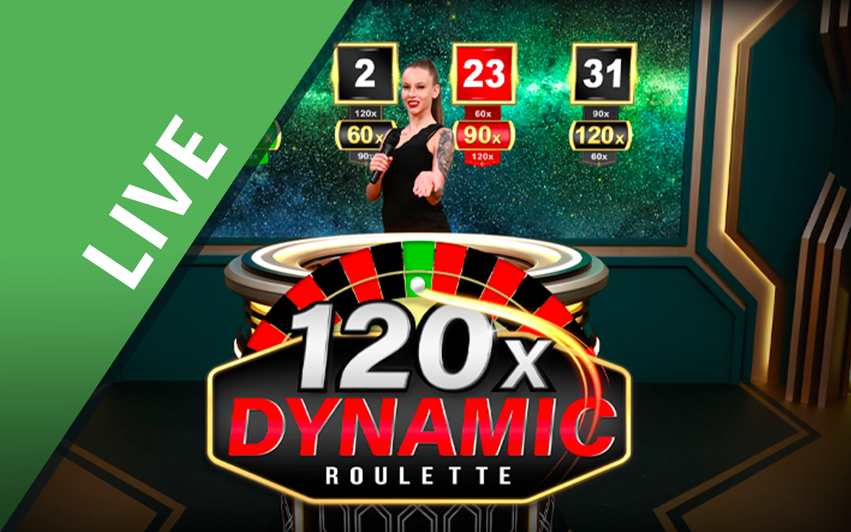 เล่น Dynamic Roulette 120x บนคาสิโนออนไลน์ Starcasino.be