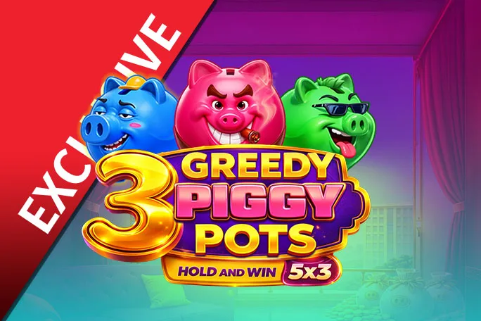 Play 3 Greedy Piggy Pots Hold & Win on Starcasino.be online casino