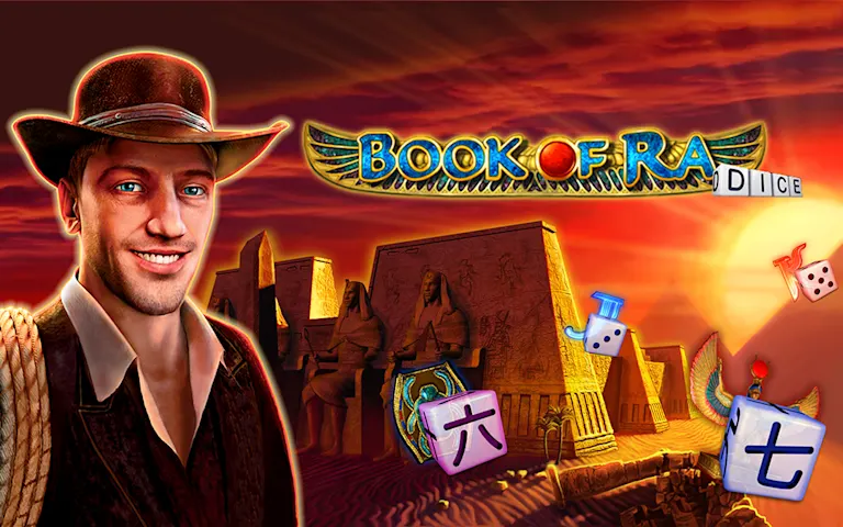 Play Book of Ra Dice on Madisoncasino.be online casino