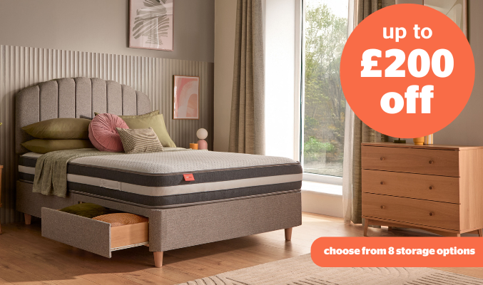 up to £200 off divans