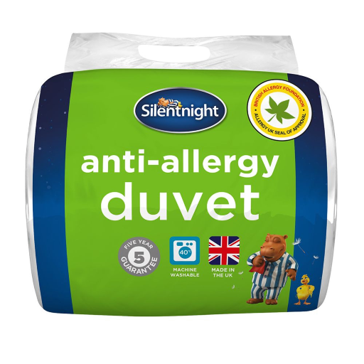 Silentnight anti allergy duvet in packaging