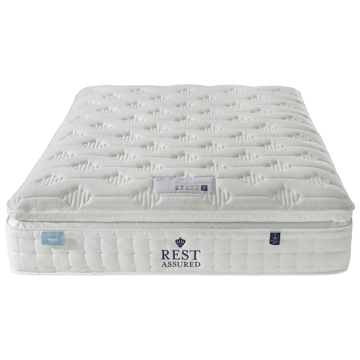 Rest Assured Numbus mattress Top-Front