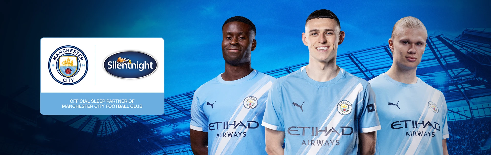Official Sleep Partner of Manchester City Football Club