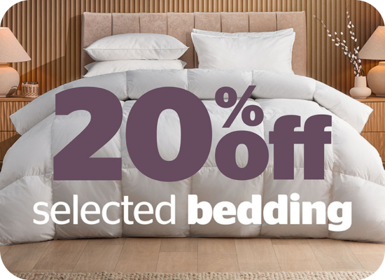 20% off selected bedding