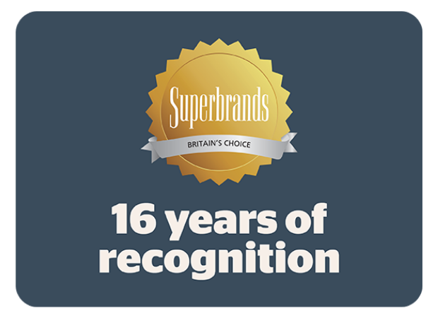 16 years of Superbrand Status