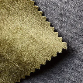Olive green fabric swatch