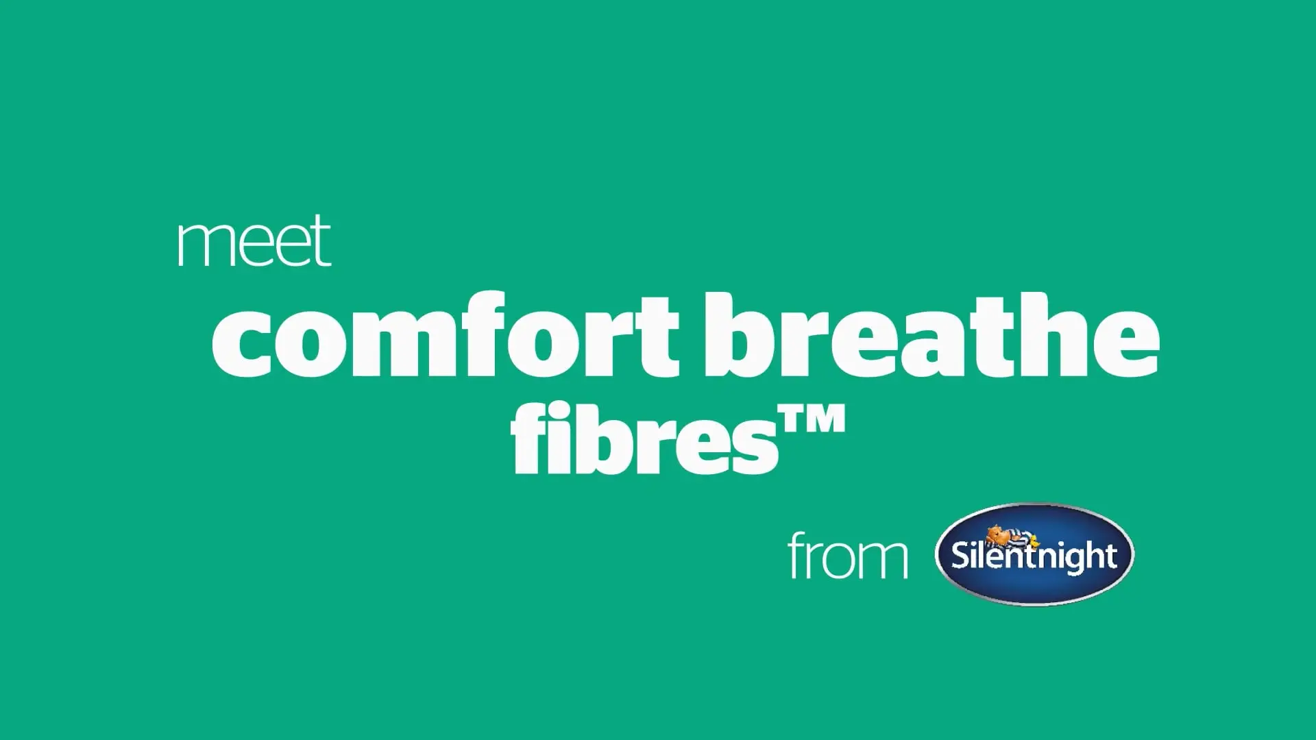 meet comfort breathe fibres from Silentnight