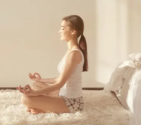 meditating for wellbeing