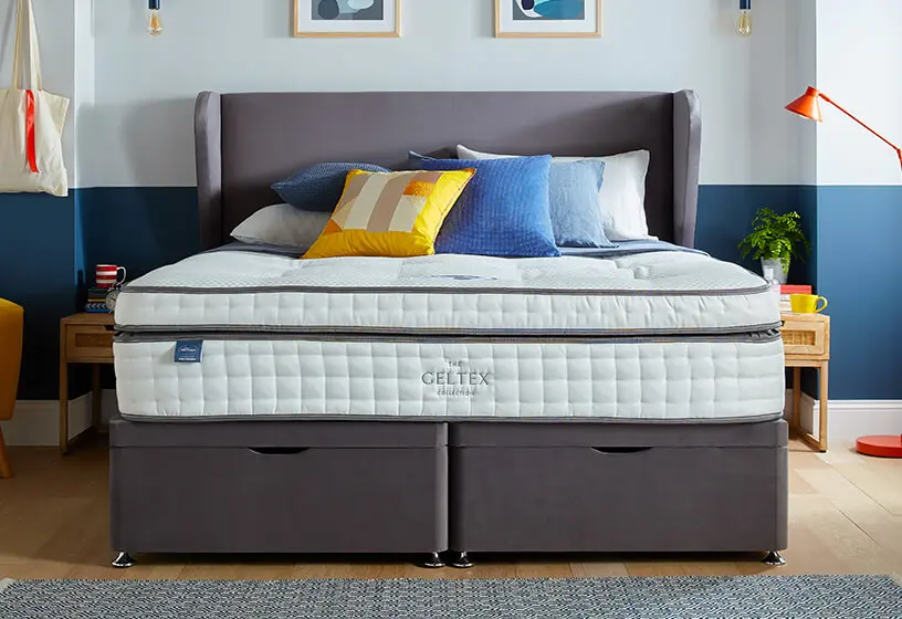 geltex 3000 ultra mattress on divan set