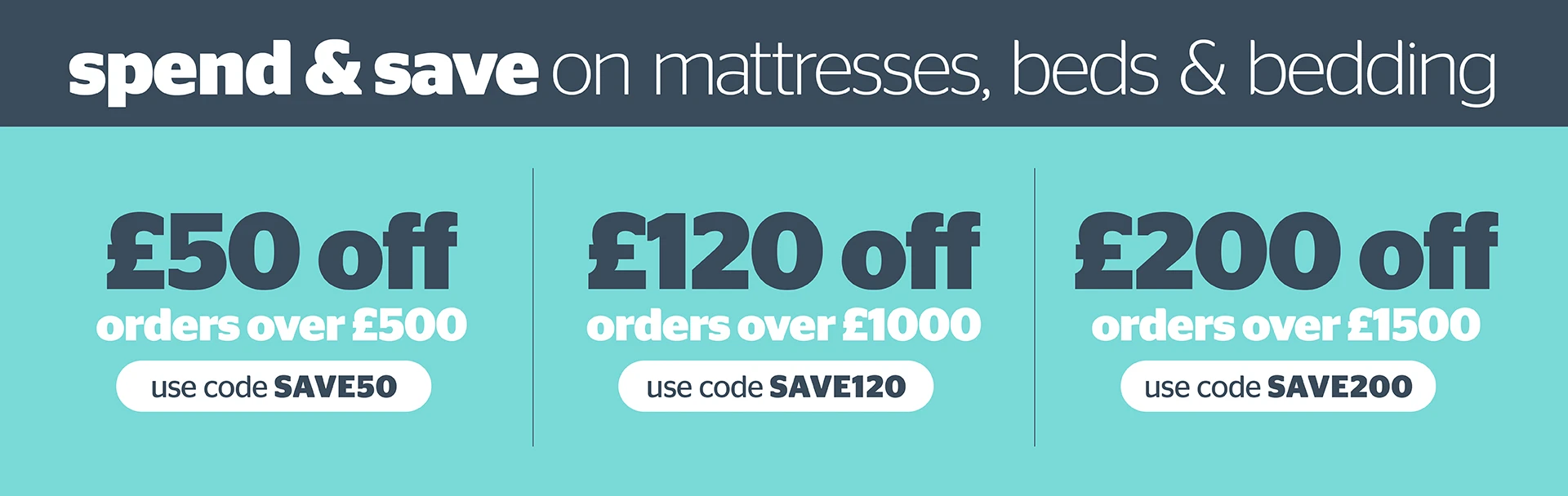 spend and save on bedding
