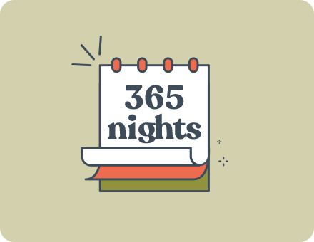 Try it out for 365 nights with our sleep comfort trial