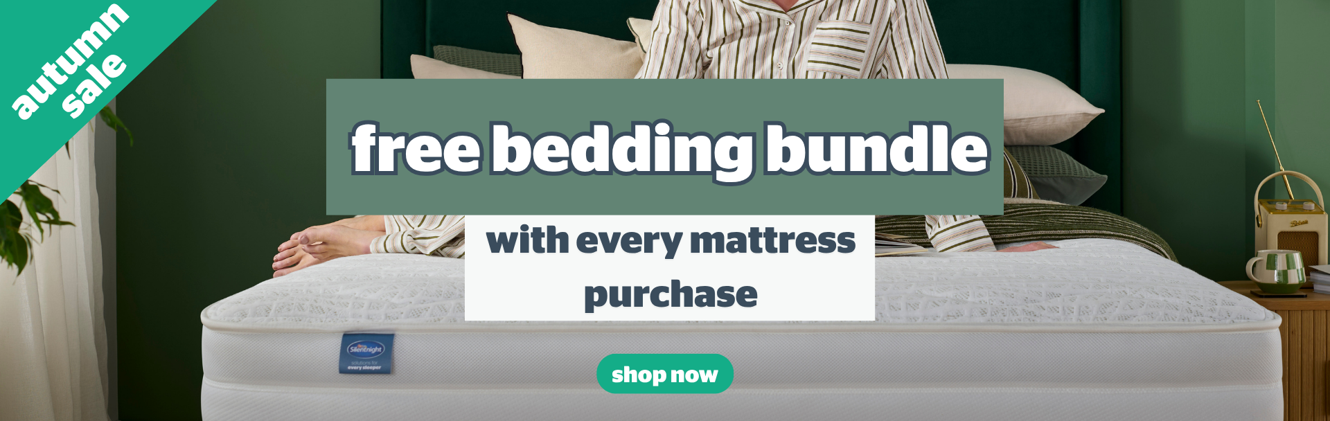 free bedding bundle with every mattress purchase
