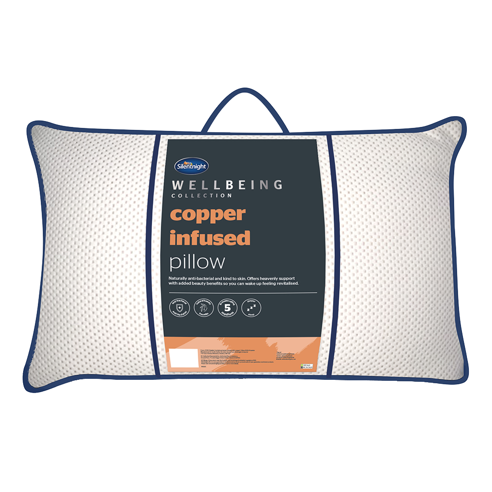 Wellbeing copper infused pillow