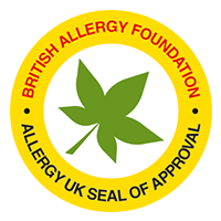 allergy UK seal of approval
