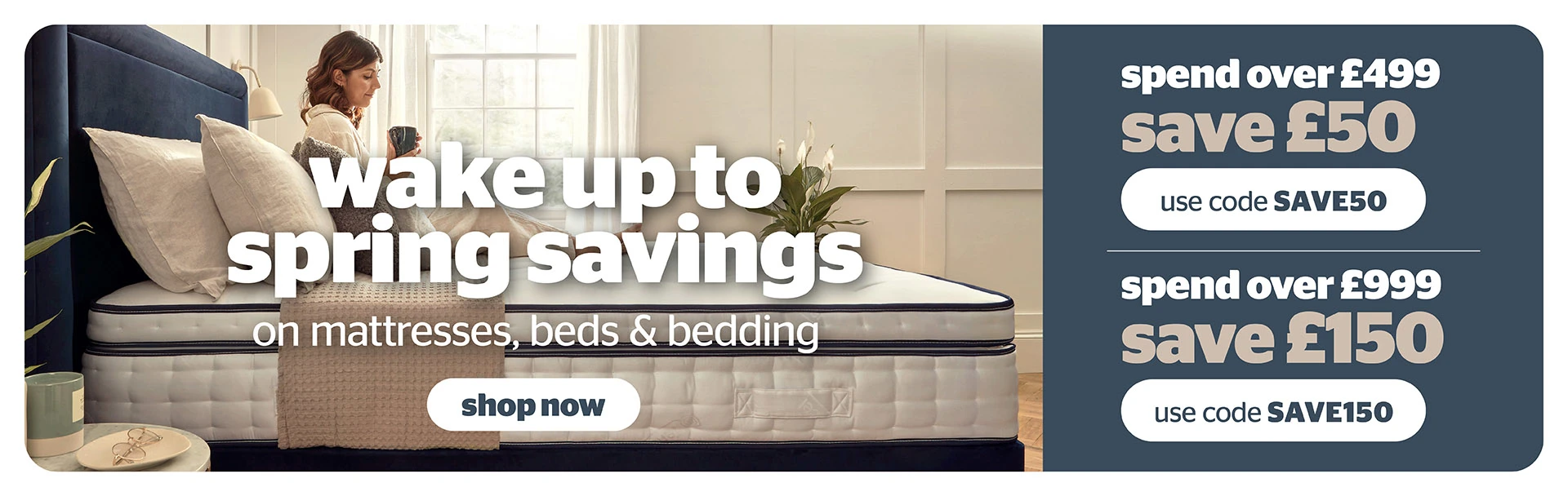Wake up to savings this spring on Silentnight Beds.