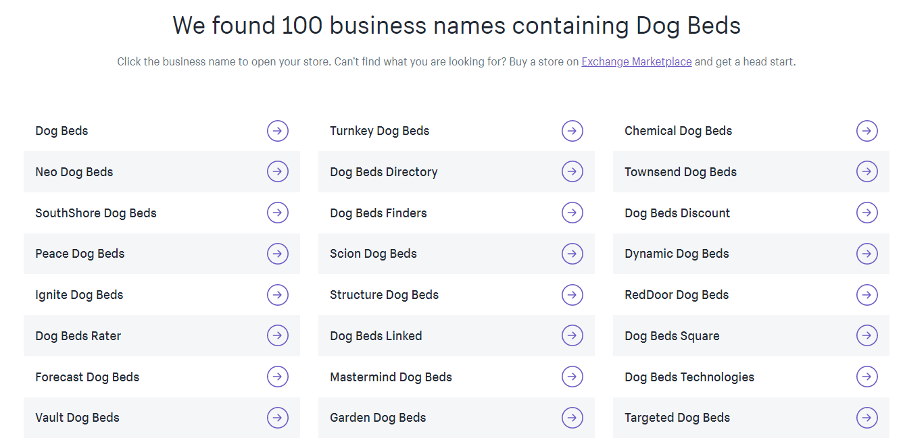 Source: Shopify Business Name Generator