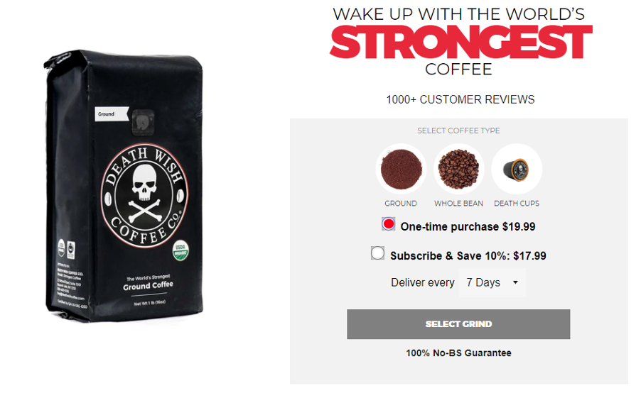Source: Death Wish Coffee