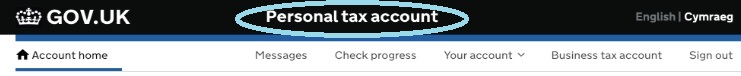 And this is the summary screen you’ll see if you log into a personal account.