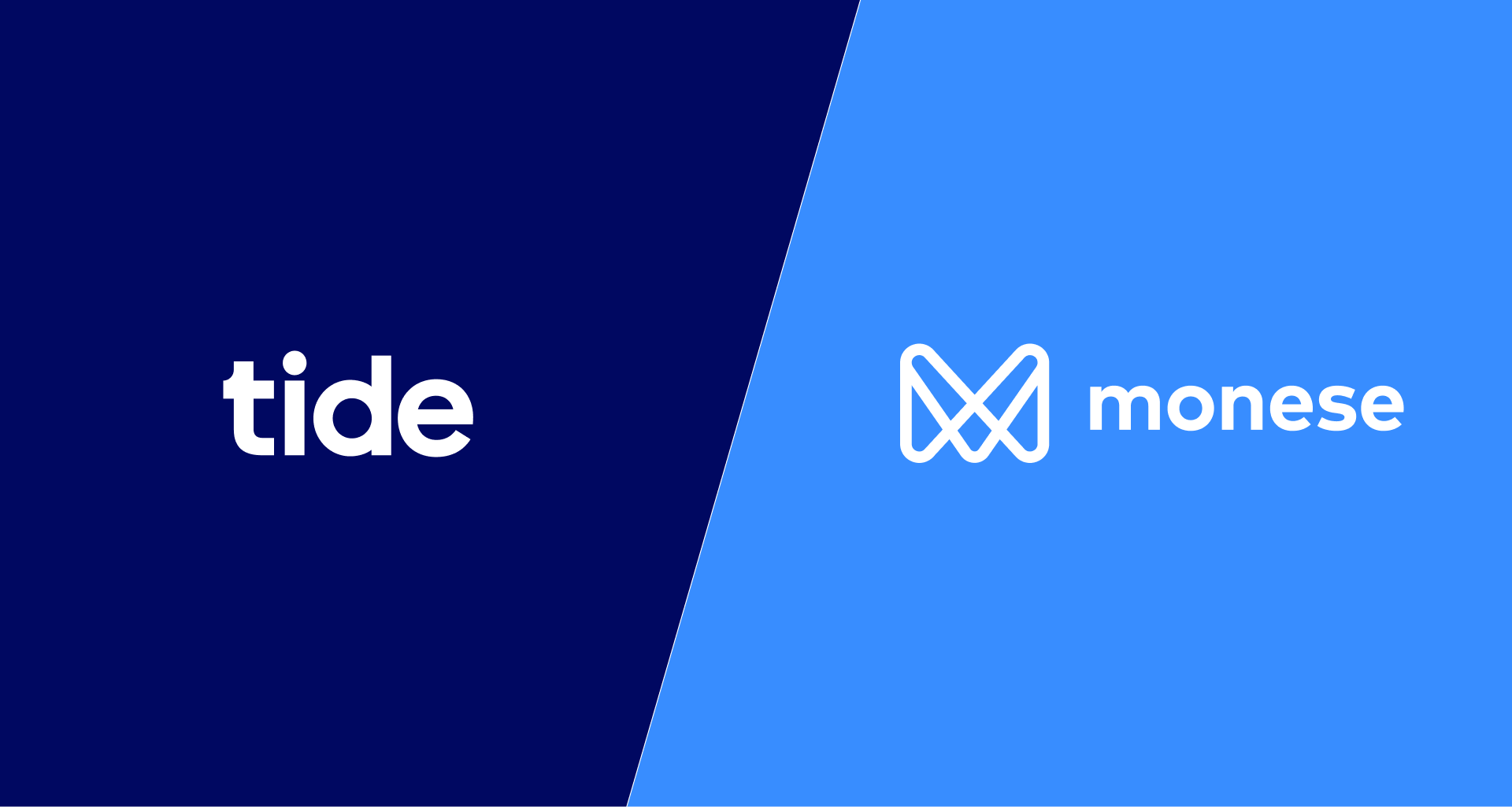 Tide and Monese logos