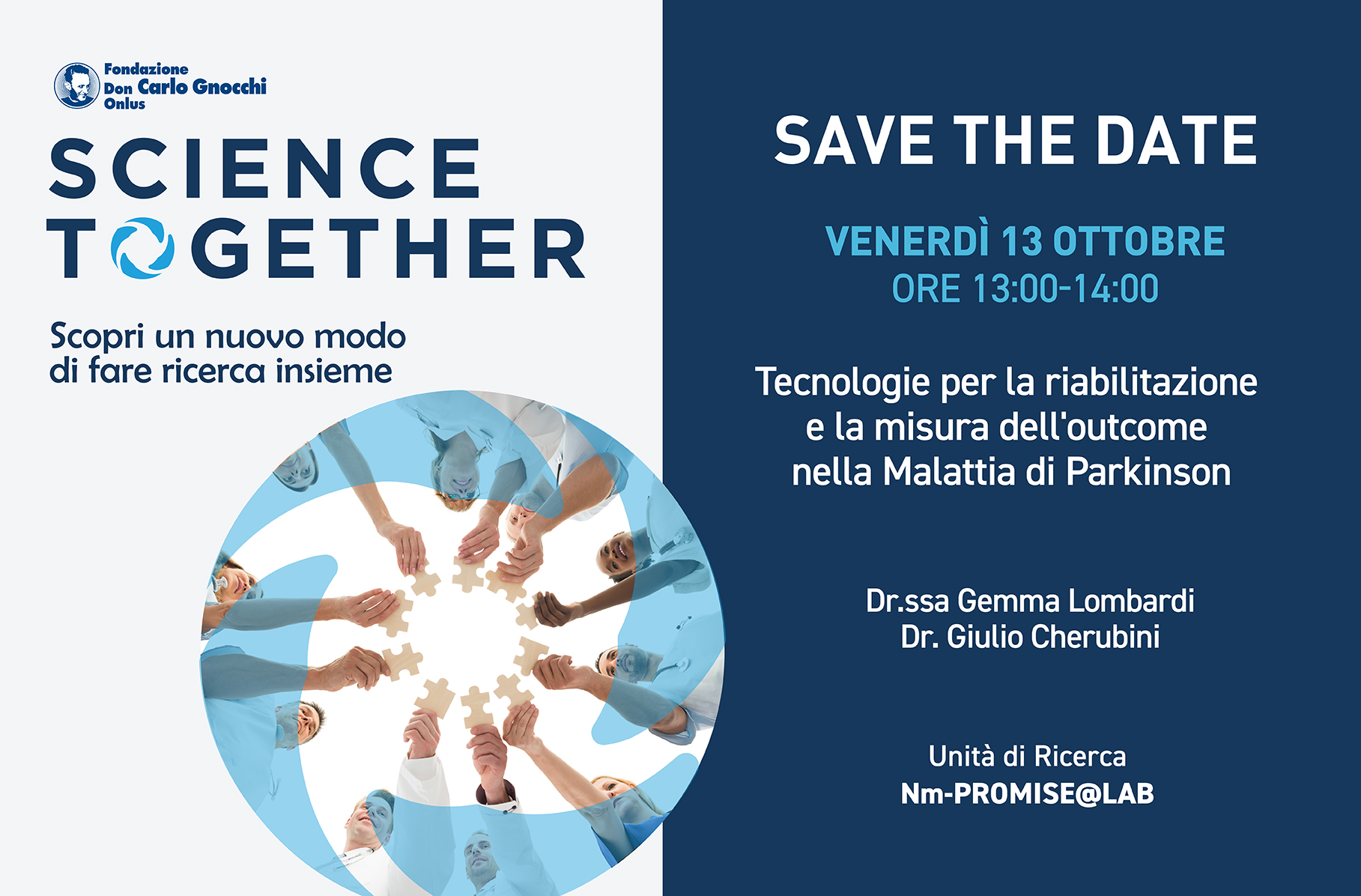 Save the date - Science together 13.10.23