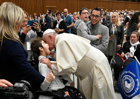 Papa udienza foto sito