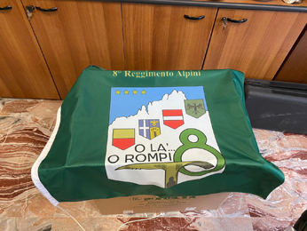 Foto bandiera 8 Reggimento alpini