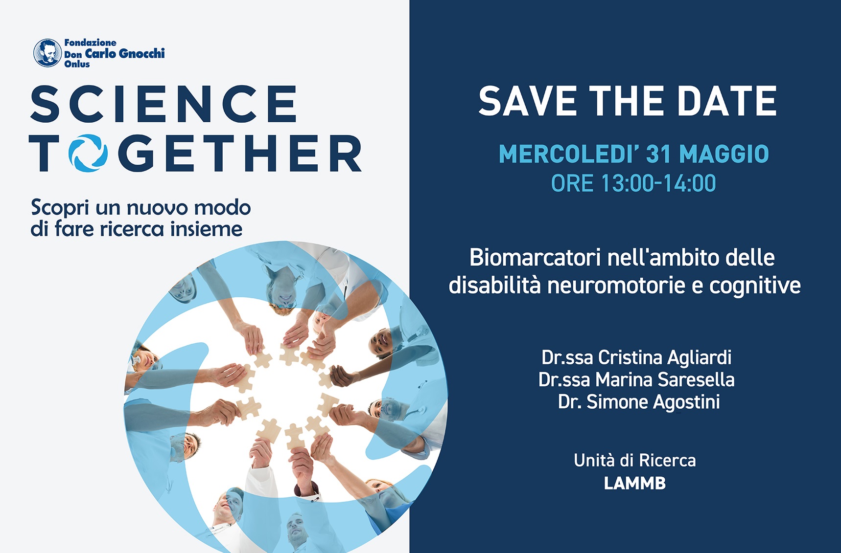 Save the date - Science together 31.05.23