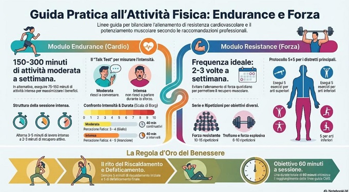 Immagine guida pratica all-attività fisica