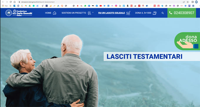 pagina lasciti