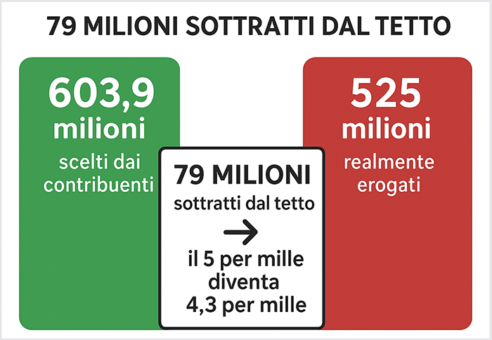 infografica 5 per mille campagna