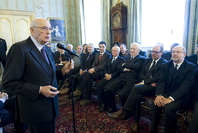 ricordo napolitano quirinale