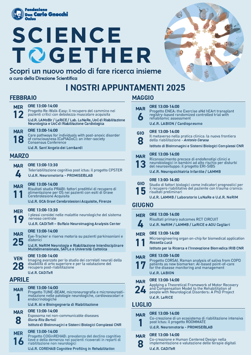 Programma Science Together febbraio-luglio 2025 DEF