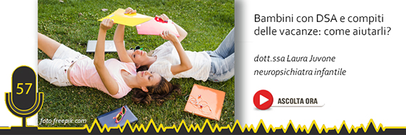 57 Banner radio DSA e compiti vacanze