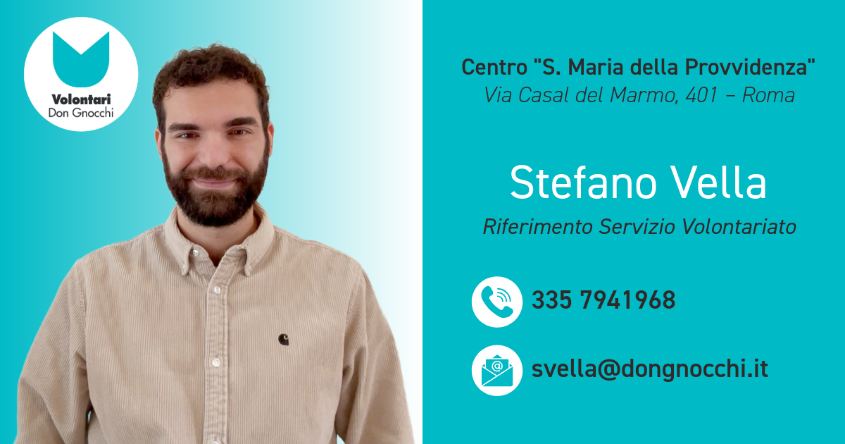 Stefano Vella Volontariato Roma 