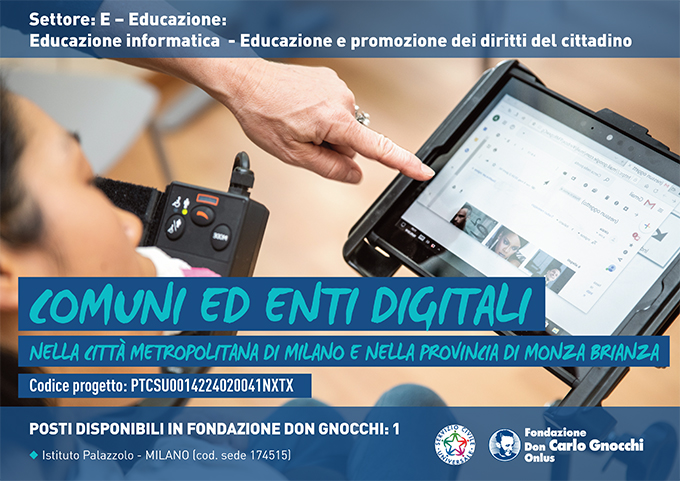 Infografica Progetto servizio civile Digitale