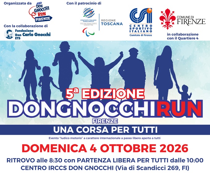 Don Gnocchi Run Firenze immagine 4 ottobre 2026 ok