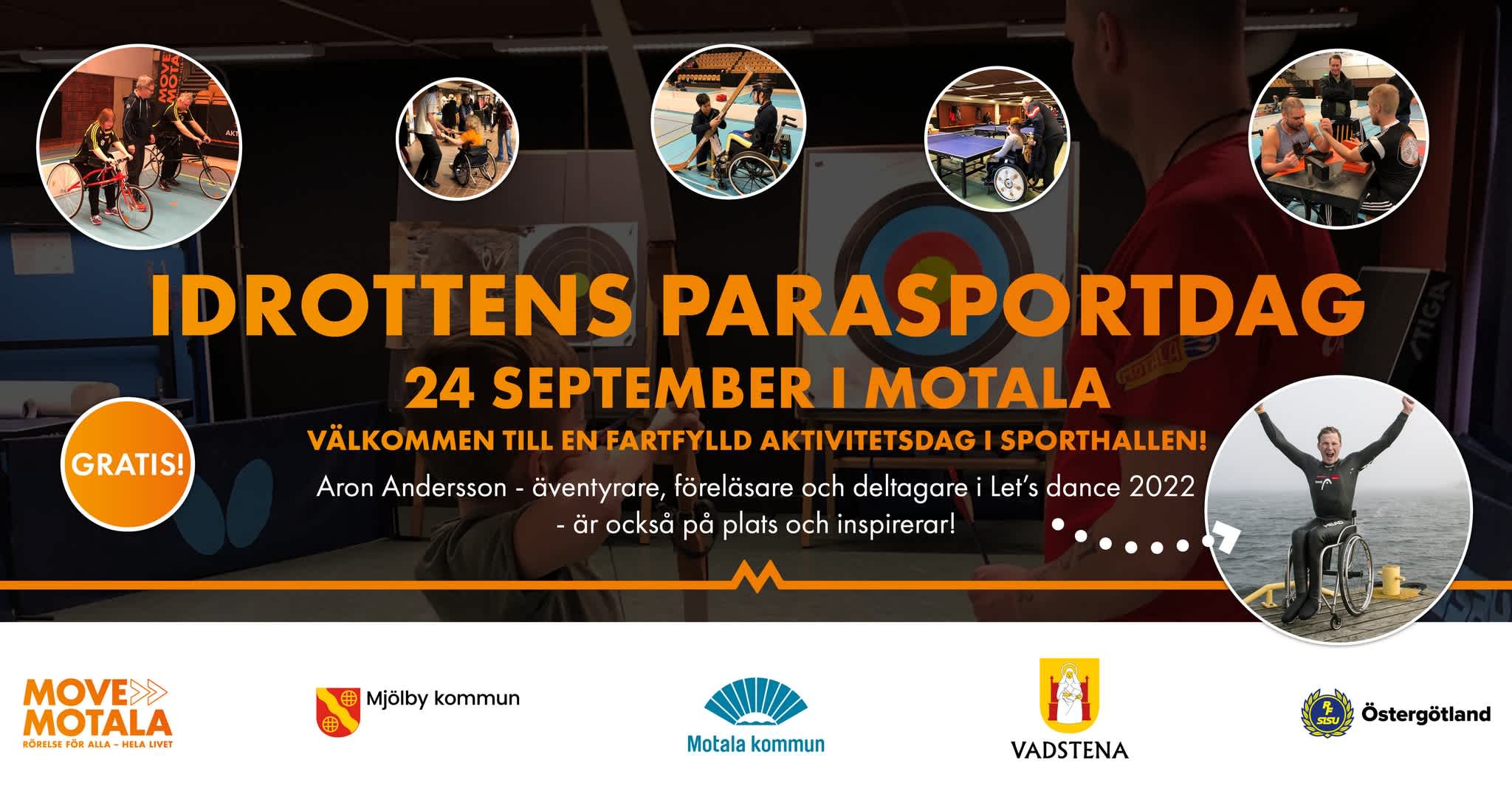 Text: Idrottens Parasportdag, 24 september i Motala.