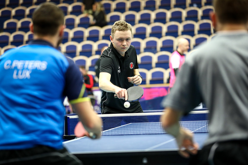En bordtennisspelare från FIFH Malmö.