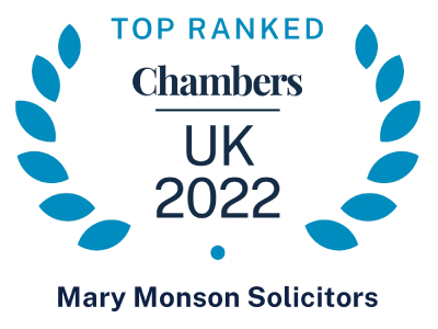 Mary Monson Solicitors is a top ranked law firm on Chambers & Partners 2022 edition