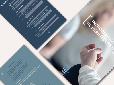 Graphic design of brochure for Heartfulness Institute