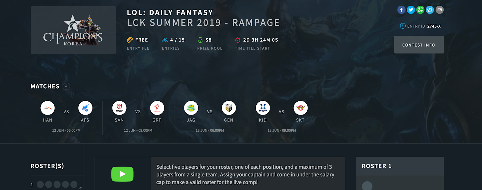 How to Play esports Daily Fantasy